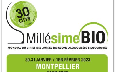 Salon Millésime Bio à Montpellier